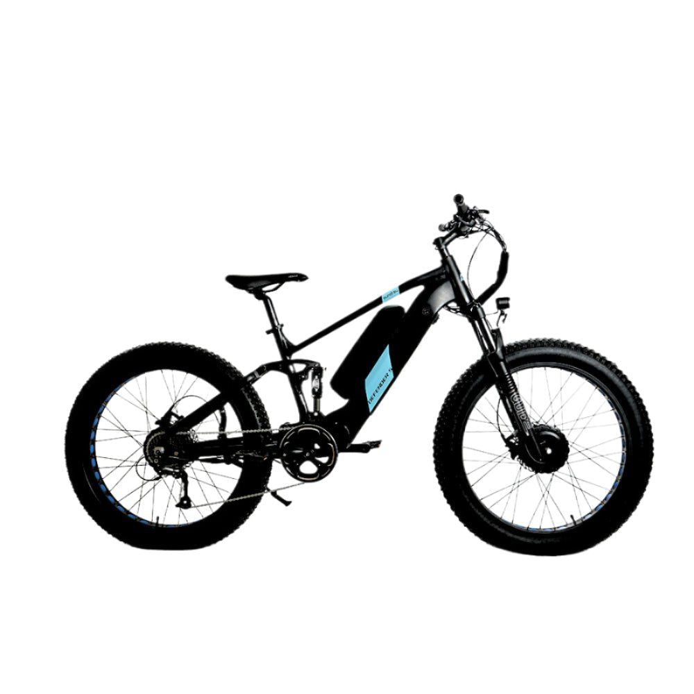 Defender-S 17-in Black eBike - Extra Battery Electric Bike - Secondary View