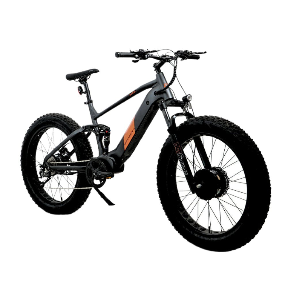 Defender-S 17-in Gray eBike - Extra Battery Electric Bike - Secondary View