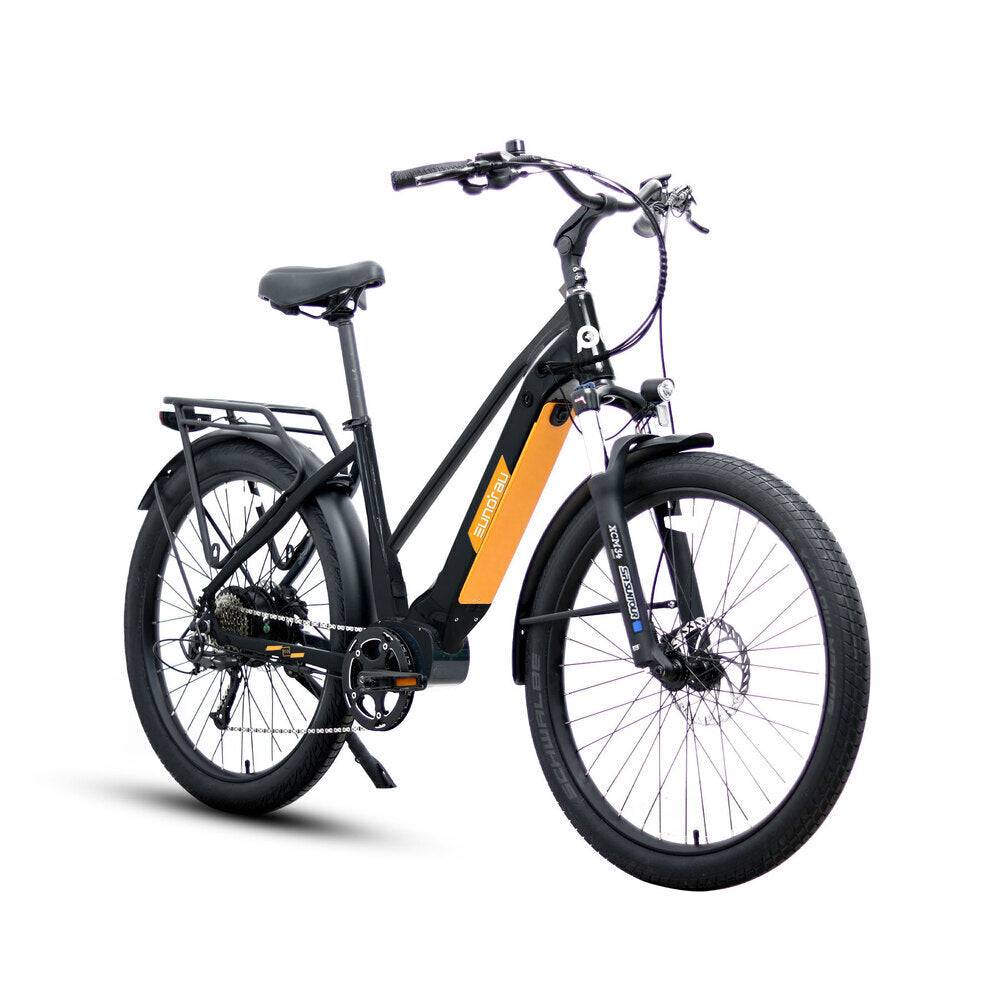 META275 Step-Over Black eBike - Extra Battery Electric Bike - Secondary View