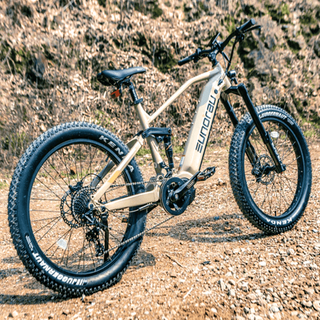 Tough terrains, rugged off-road performances, powerful motor, durable fat tires