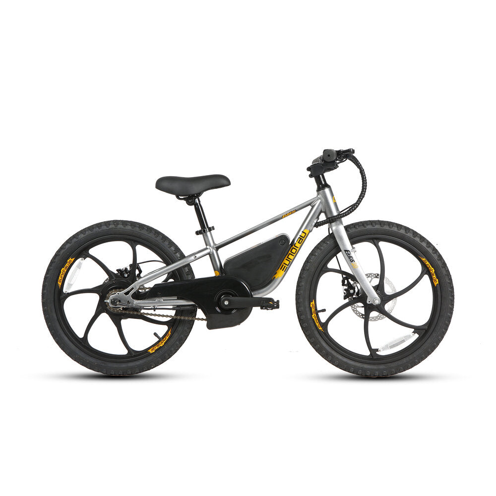 E-Kids Electric Bike 8+Speed Options 10/15/20MPH Graphite