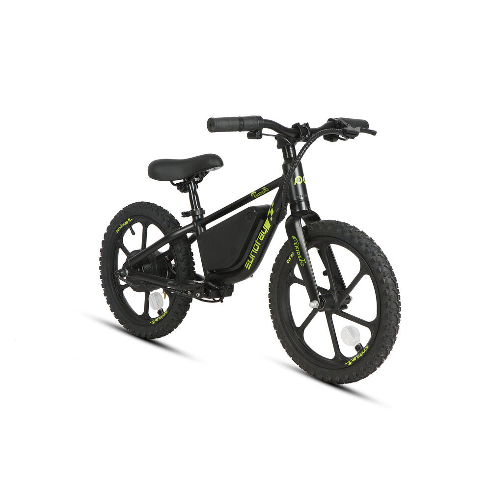 E-Kids 16in Balance E-Bike Fun Adjustable Speed for Young Riders Obsidian