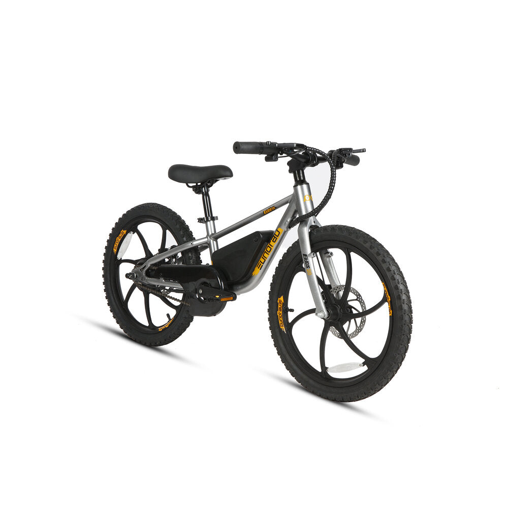 E-Kids Electric Bike 8+Speed Options 10/15/20MPH Graphite