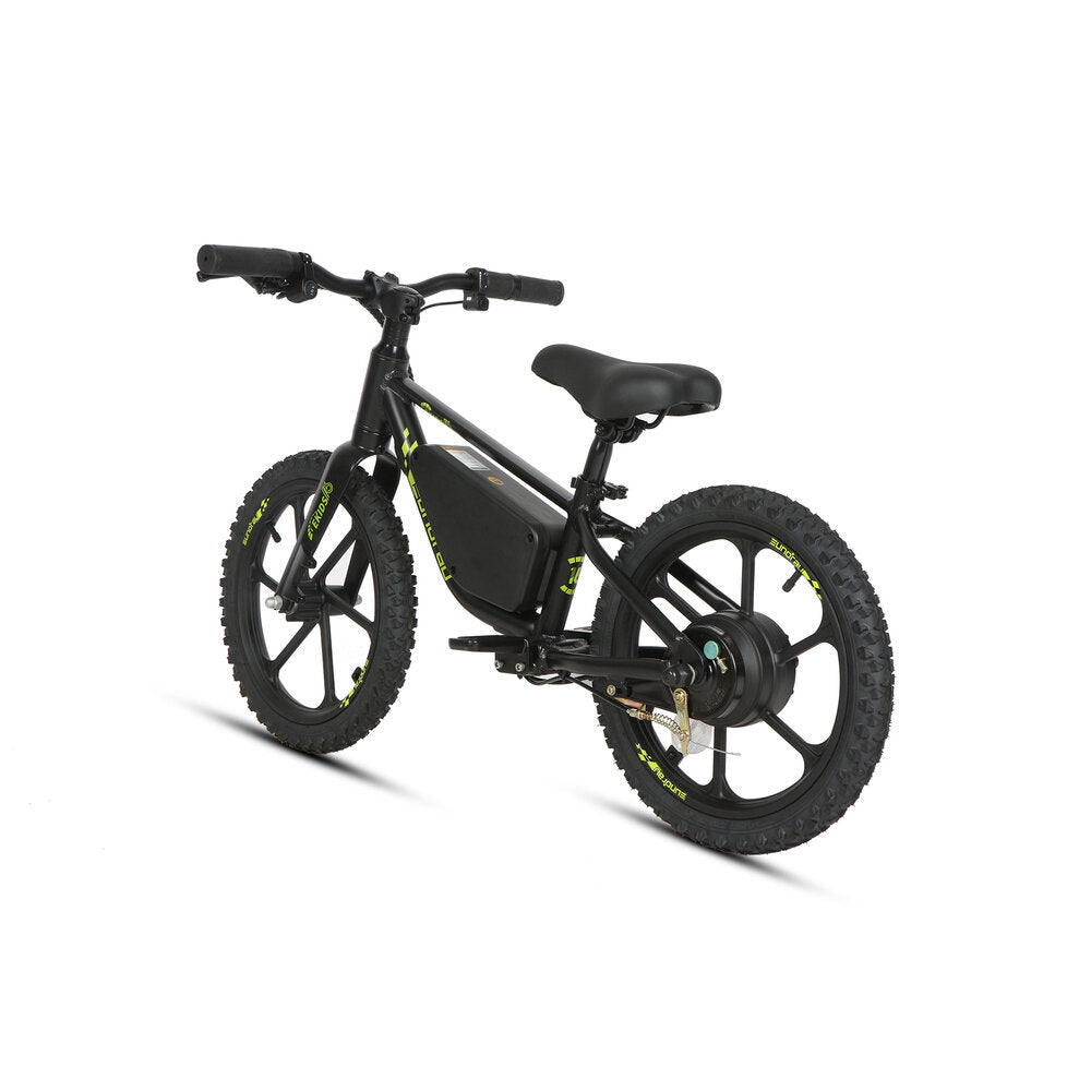 E-Kids 16in Balance E-Bike Fun Adjustable Speed for Young Riders Obsidian