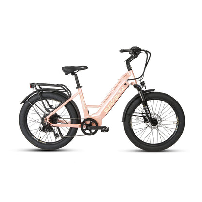 META26-ST E-Bike Power Comfort Versatility Redefined Pastel Pink