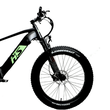 FAT-HS Mid-Drive Full Suspension Mountain eBike 160 Torque 4 inch Tire