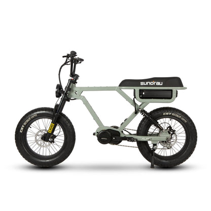 FLASH-Moped Extreme Torque Mid-Drive Electric Bike Lunar Dust