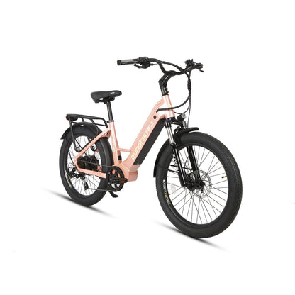 META26-ST E-Bike Power Comfort Versatility Redefined Pastel Pink