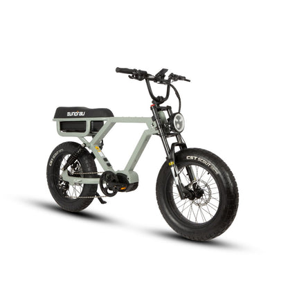 FLASH-Moped Extreme Torque Mid-Drive Electric Bike Lunar Dust