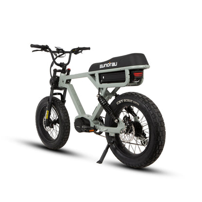 FLASH-Moped Extreme Torque Mid-Drive Electric Bike Lunar Dust