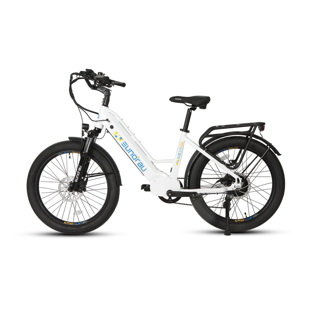 META26-ST E-Bike Power Comfort Versatility Redefined Alpine White