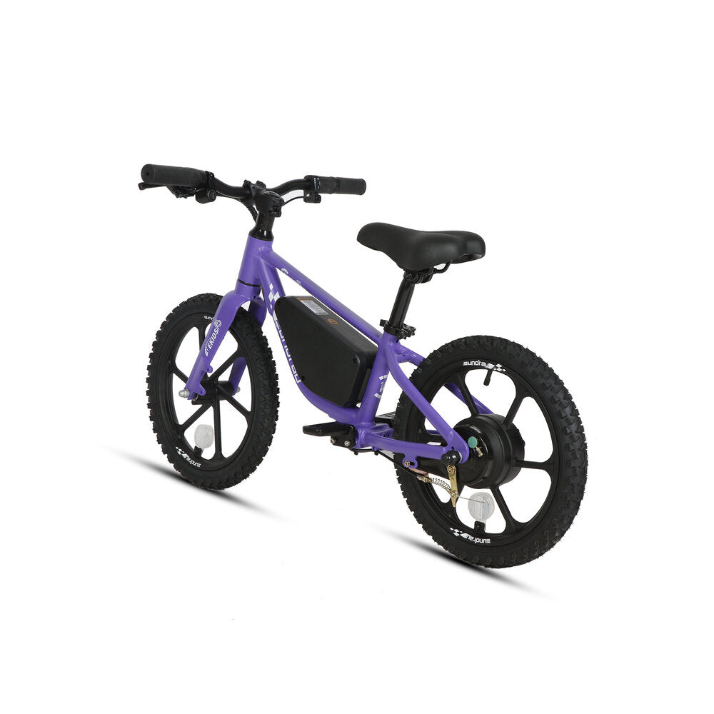 E-Kids 16in Balance E-Bike Fun Adjustable Speed for Young Riders Violet