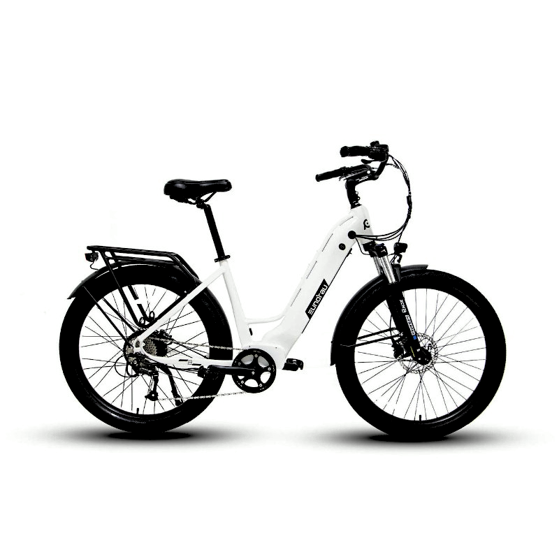 META Step-Thru White 900W Peak Power City Commuting eBike