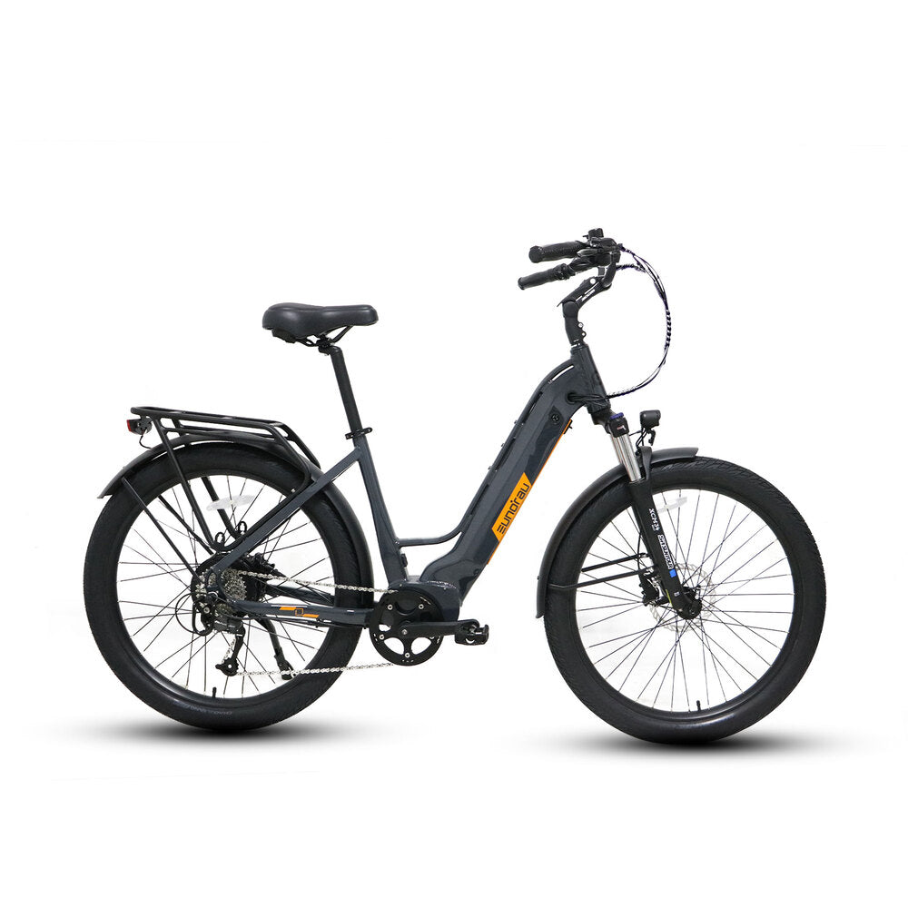 META275 Step-Thru City-Commuter E-Bike 900W Peak Power Gray