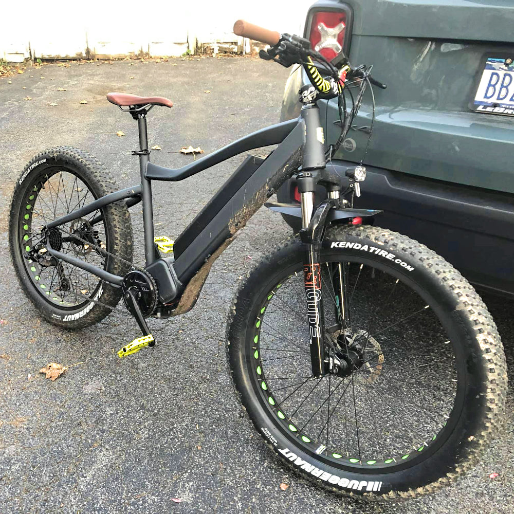 FAT-HD 1000W Mid-Drive 4inch Kenda Krusade Fat Tire 160Nm Torque E-Bike