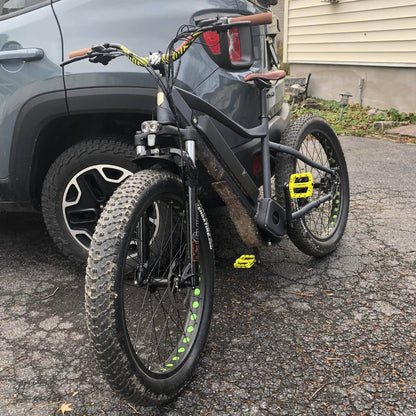 FAT-HD 1000W Mid-Drive 4inch Kenda Krusade Fat Tire 160Nm Torque E-Bike