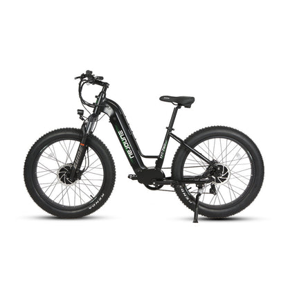 FAT-AWD 26x4 KENDA Tires Dual 1000W Motor Step-Thru E-Bike Black