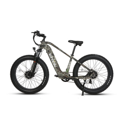 FAT-AWD Tire Electric Bike Long Range High Payload Capacity Maple Camo