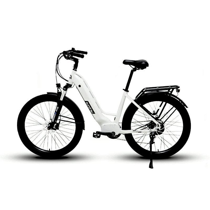 META Step-Thru White 900W Peak Power City Commuting eBike