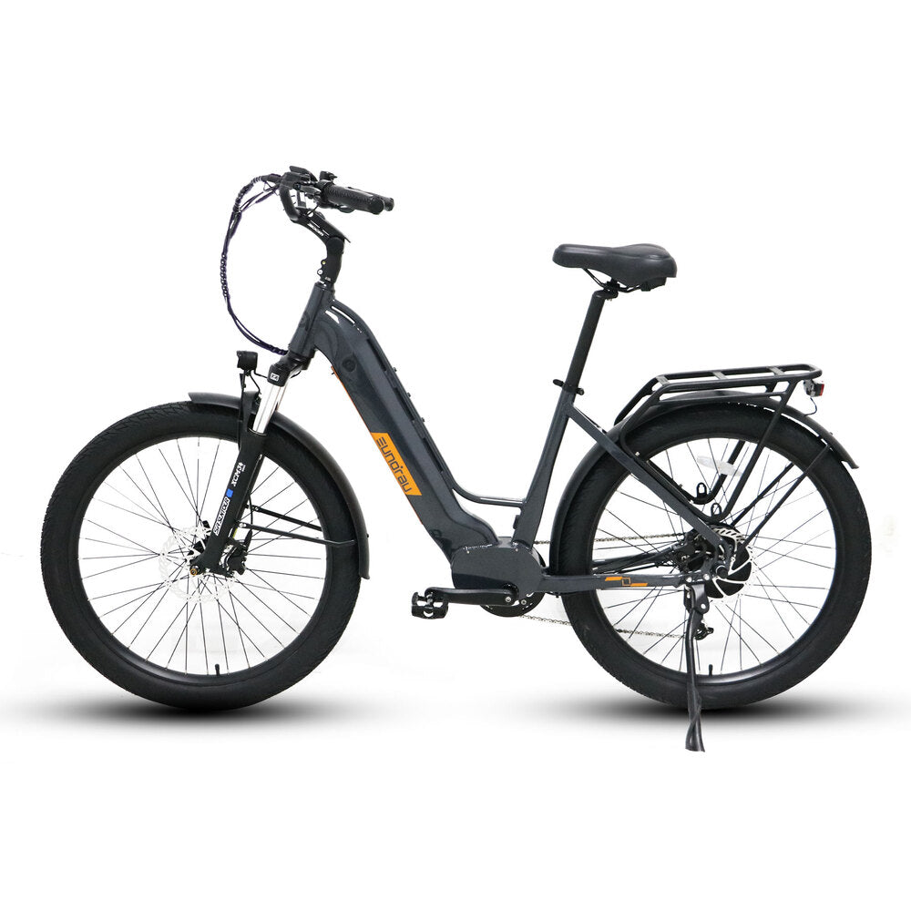 META275 Step-Thru City-Commuter E-Bike 900W Peak Power Gray