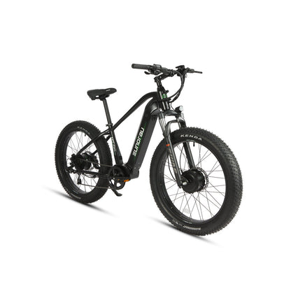 FAT-AWD Electric Bike Long Range High Payload Capacity Black