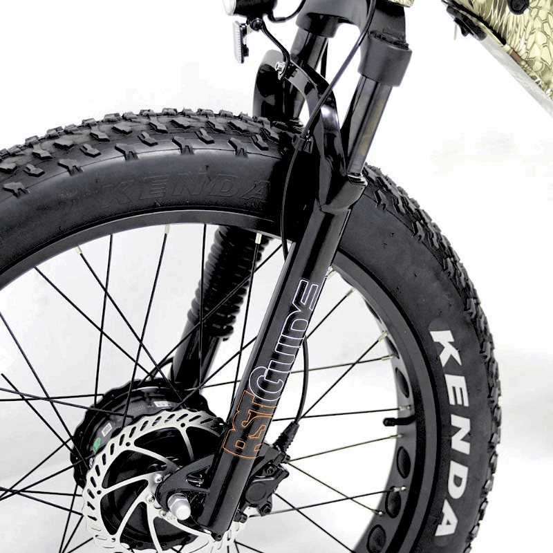 DEFENDER-S 4"Tire Full Suspension 1500W All-Wheel-Drive Mountain eBike