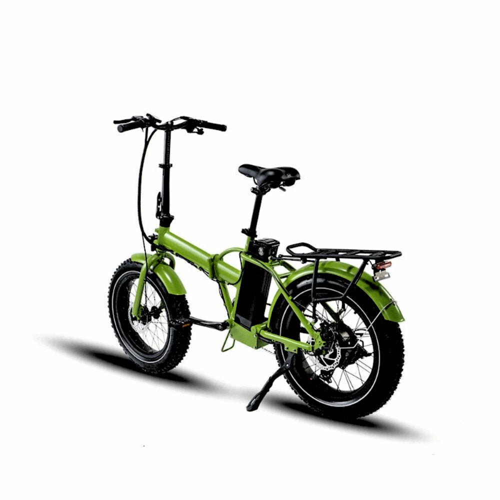 FAT-MN Folding eBike 20x4 Kenda Krusade Sports Tires Green