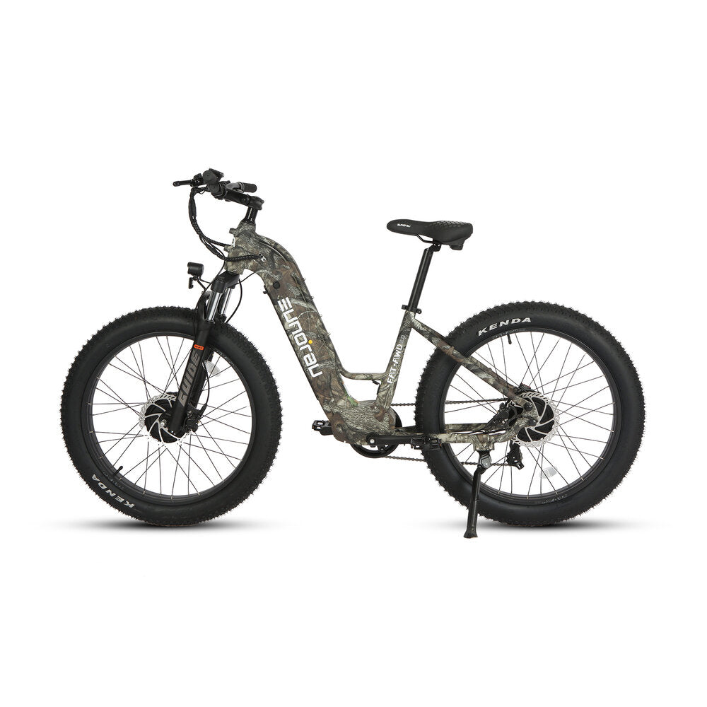 FAT-AWD E-Bike Dual Motor Long Range Step-Thru Maple Camo