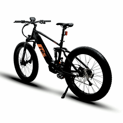 FAT-HS Mid-Drive Full Suspension Mountain eBike 160 Torque 4 inch Tire