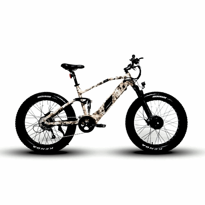 DEFENDER-S COBRA 4"Tire Full Suspension 1500W All-Wheel-Drive Mountain eBike