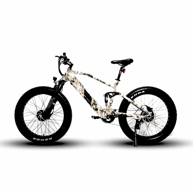 DEFENDER-S COBRA 4"Tire Full Suspension 1500W All-Wheel-Drive Mountain eBike