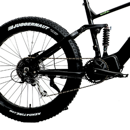 FAT-HS Mid-Drive Full Suspension Mountain eBike 160 Torque 4 inch Tire