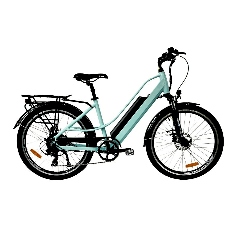 E-TORQUE Step-Thru Aquamarine City Commuting with 60 Torque eBike