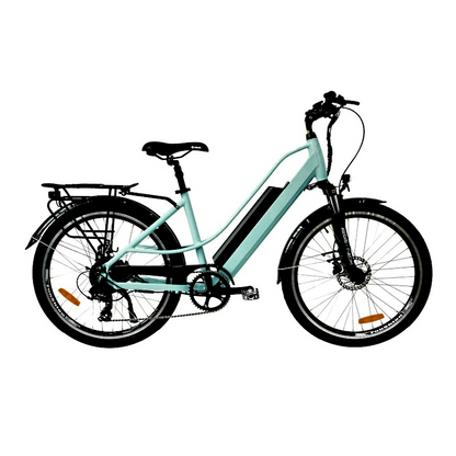 E-TORQUE Step-Thru Aquamarine City Commuting with 60 Torque eBike