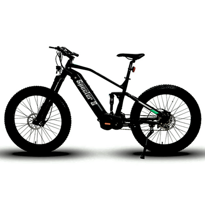 SPECTER-S Black All Terrain Mid-Drive Full Suspension Extreme Mountain eBike