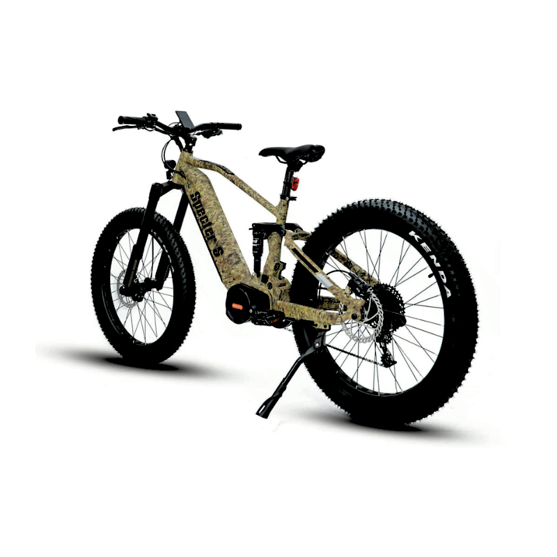 SPECTER-S Camo All Terrain Mid-Drive Full Suspension Extreme Mountain eBike