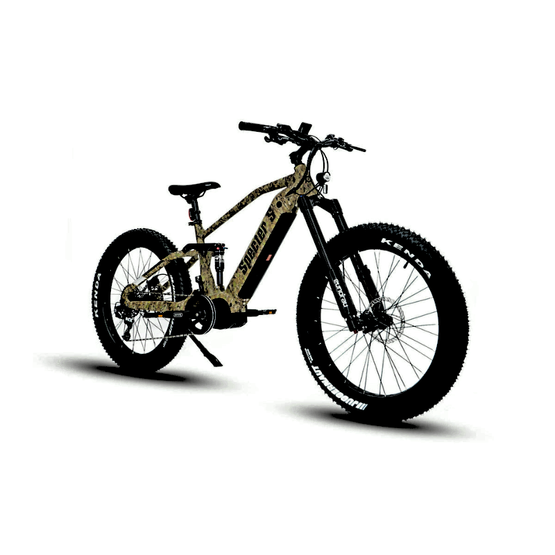 SPECTER-S Camo All Terrain Mid-Drive Full Suspension Extreme Mountain eBike