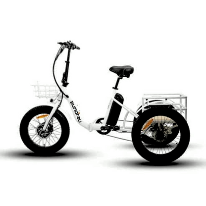 NEW eTRIKE White 440lb payload 80Nm Torque Fat Hub-Drive Power and Practicality