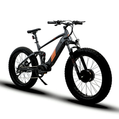 DEFENDER-S AWD 17/19in Forest Cobra/Gray/Black Mountain Electric Bike