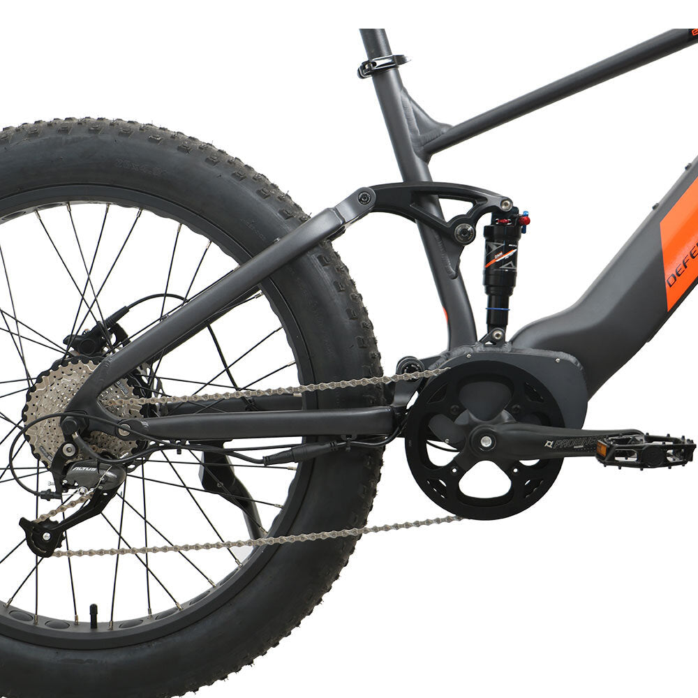 17-in Gray Frame Elite All-Terrain Mountain eBike