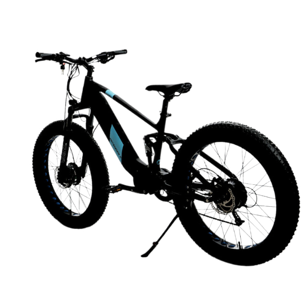 17-in Black Frame Elite All-Terrain Mountain eBike