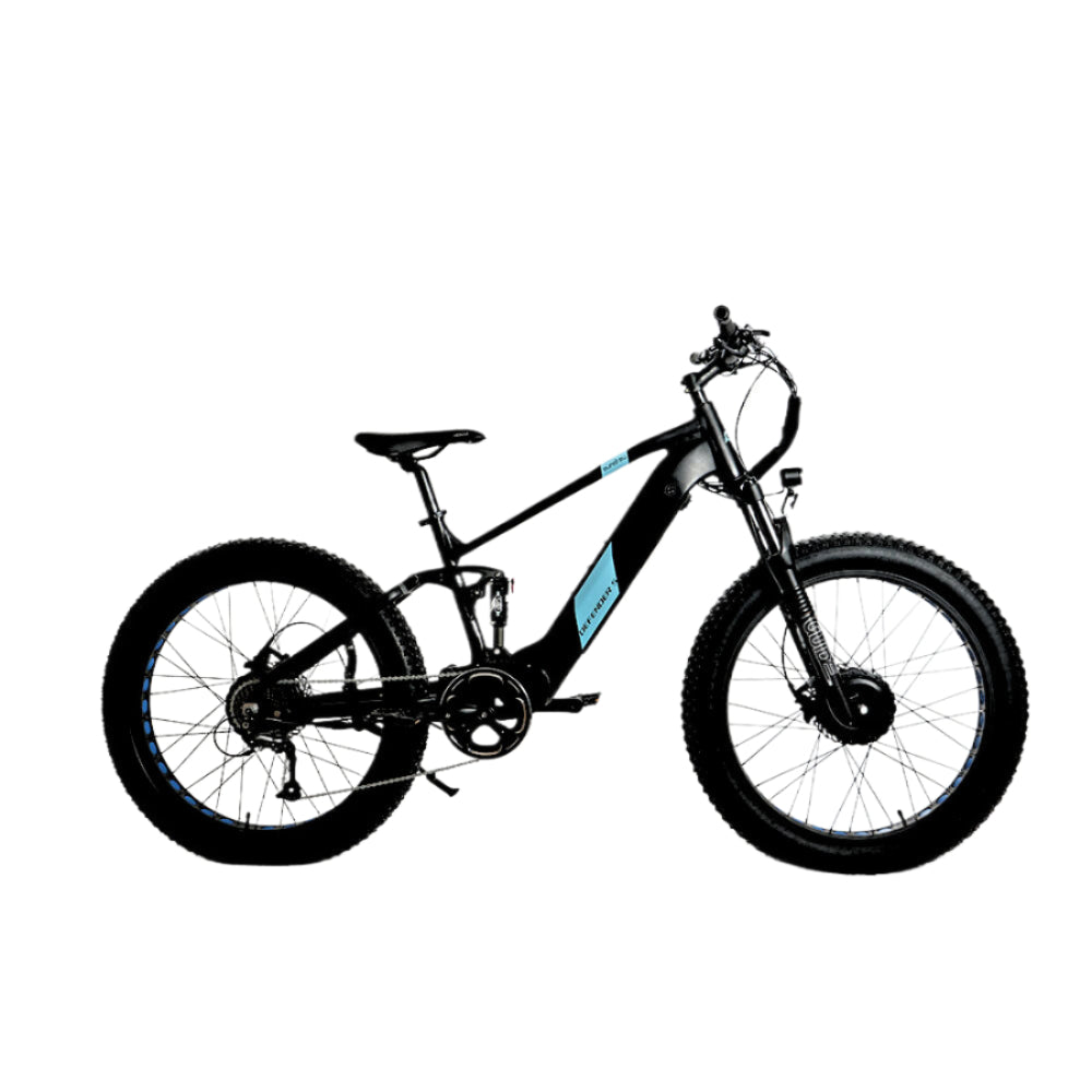 17-in Black Frame Elite All-Terrain Mountain eBike