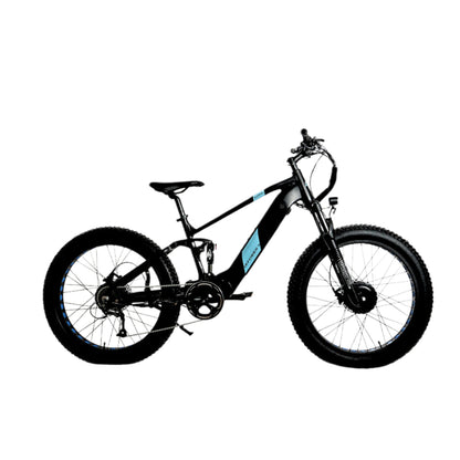 17-in Black Frame Elite All-Terrain Mountain eBike