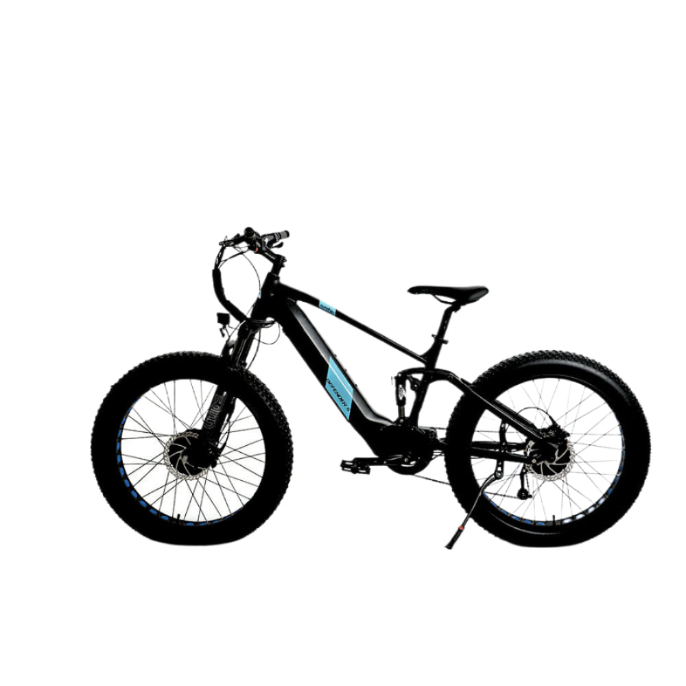 17-in Black Frame Elite All-Terrain Mountain eBike