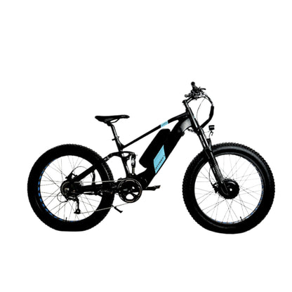 17-in Black Frame Elite All-Terrain Mountain eBike