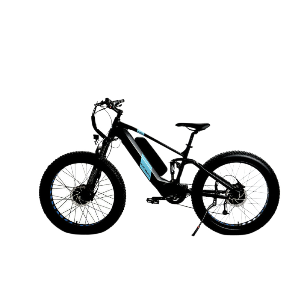 17-in Black Frame Elite All-Terrain Mountain eBike