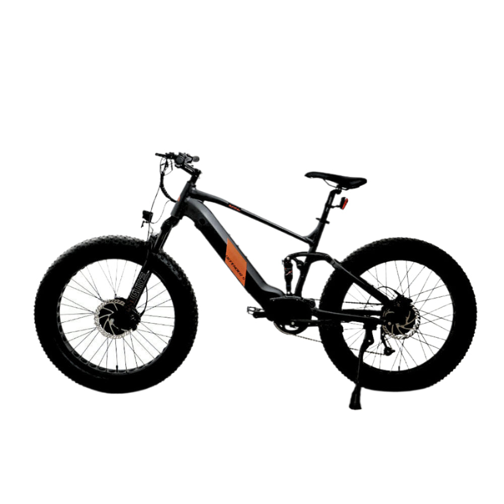 17-in Gray Frame Elite All-Terrain Mountain eBike