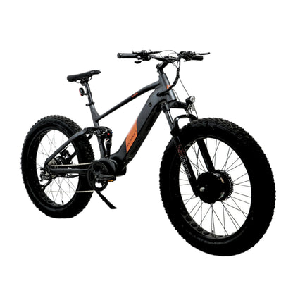 17-in Gray Frame Elite All-Terrain Mountain eBike