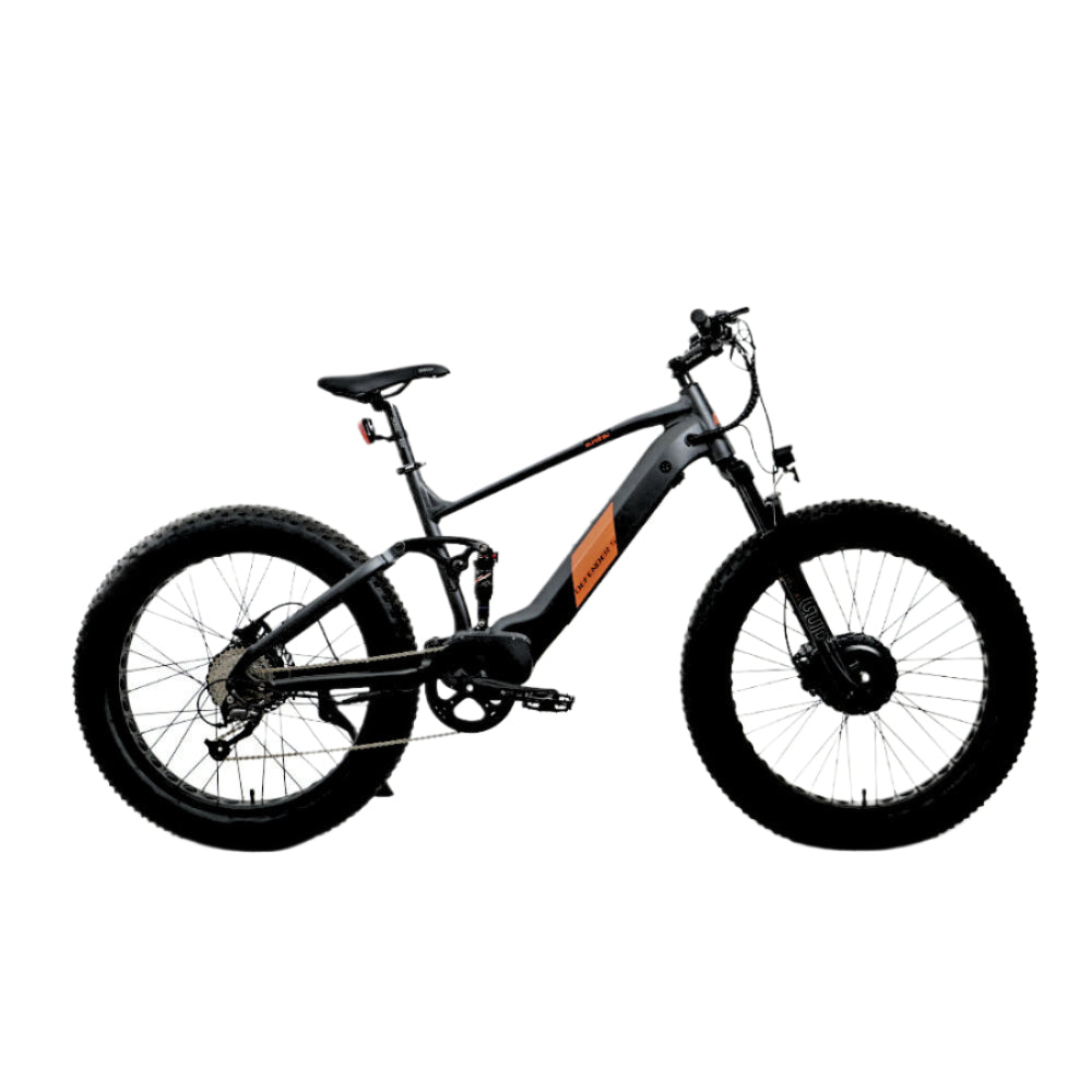 17-in Gray Frame Elite All-Terrain Mountain eBike