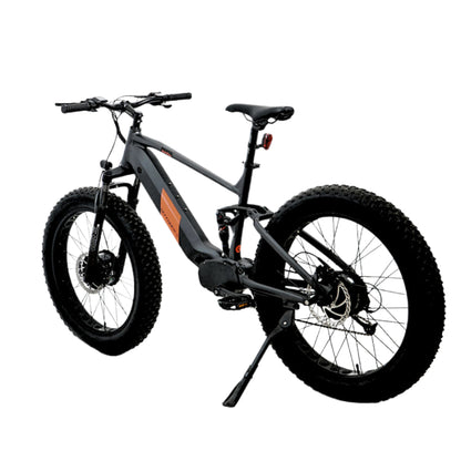 17-in Gray Frame Elite All-Terrain Mountain eBike